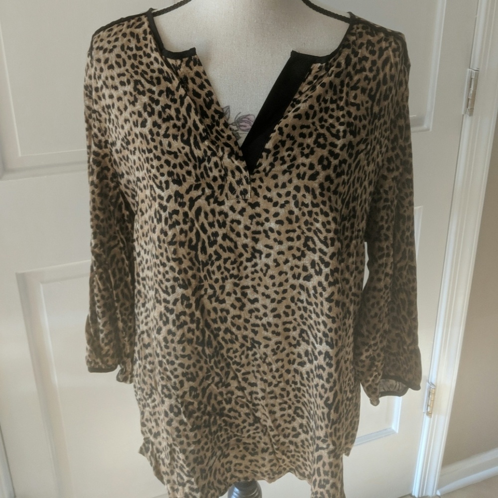 Leopard print blouse